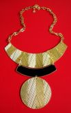 Maxi Colar DOURADO COM CIRCULO